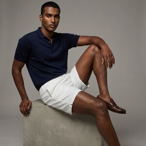 MeUndies Mens White Swim Trunks Mesh Lined Recycled Polyester MS600 Size 3XL